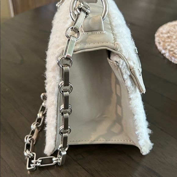 MANIERE DE VOIR Shearling & Leather Bag - Picture 6 of 15